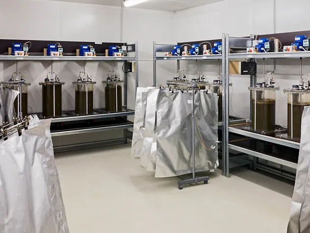 Biogas batch fermenter