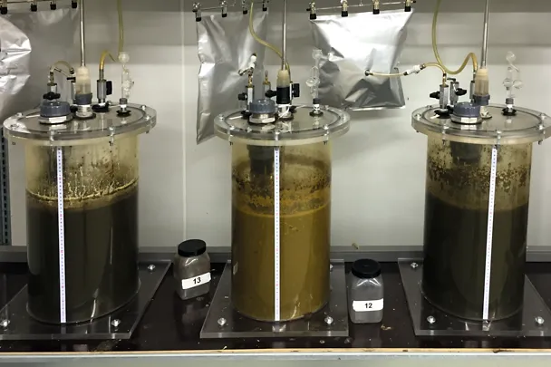 Experimental fermenter with Panta Rhei