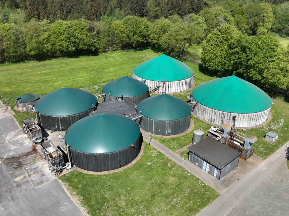 Installation de biogaz à Gut Hülsenberg