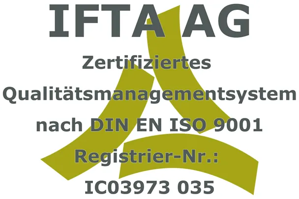 Logo IFTA AG, Registrier-Nr.: IC03973 035