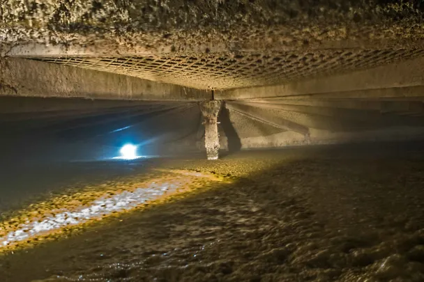 Vista sul fermentatore