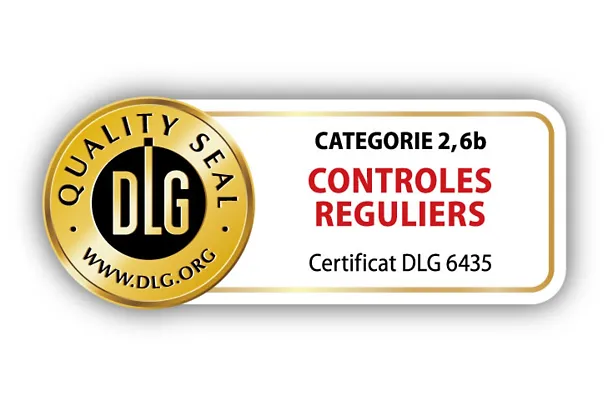 DLG Quality seal - Categorie 2, 6b, Controles Reguliers, Certificat DLG 6435